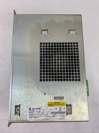 ALLEN BRADLEY 2098-DSD-HV100-SE SER B FIRMWARE REV V1.53 SERVO DRIVE 230/460VAC