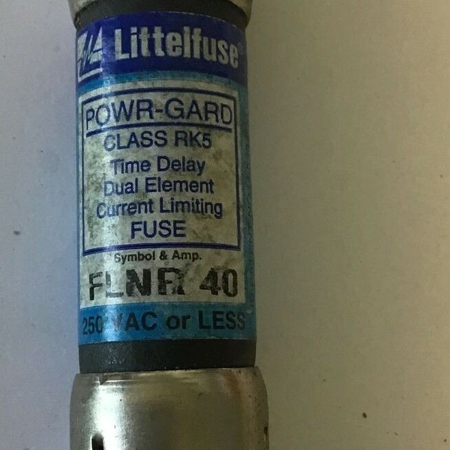 LITTELFUSE FLNR40 POWR-GARD CLASS RK5 250VAC 125VDC TIME DELAY ***LOTOF3***