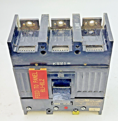 GE - TJK436F000 - CIRCUIT BREAKER W/ 300A TRIP - 3 POLE/ 600 VAC/ 300 A