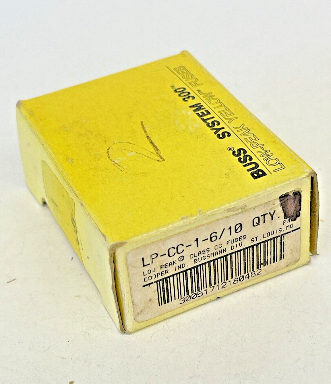 BUSSMANN - *BOX OF 7* - LP-CC-1-6/10 - LOW-PEAK, CURRENT-LIMITING, 600 VAC