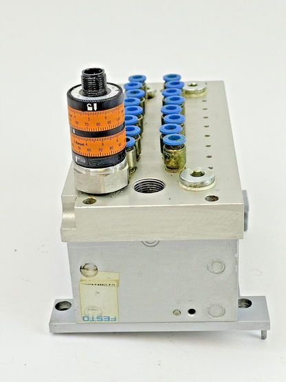 FESTO - CPV14-V1 - VALVE MANIFOLD-W/ PNEUM CONN & STACK PLATES, B102(8), T602(1)