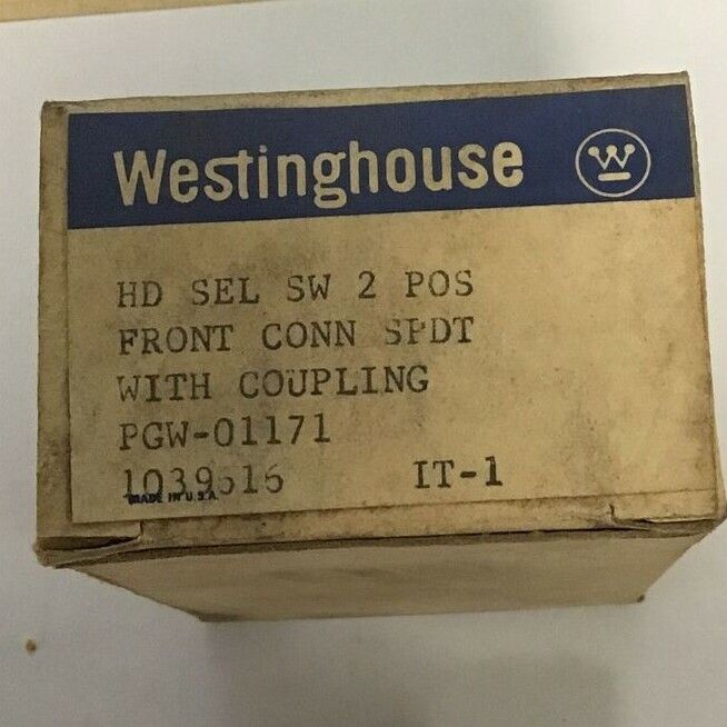 WESTINGHOUSE HD SELECTOR SWITCH 2 POSITION PGW-01171 1039616