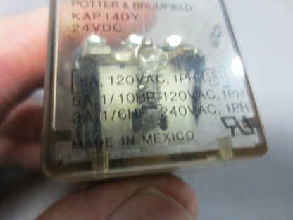 POTTER & BRUMFIELD KAP14DY RELAY - 11-PIN - 24VDC