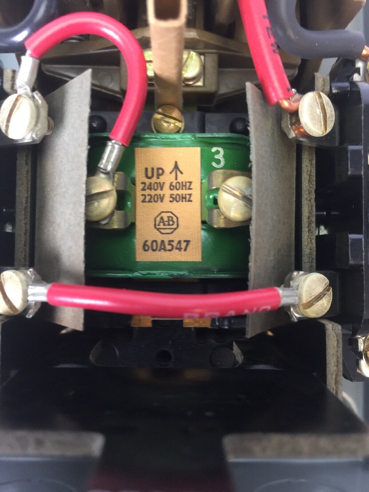 ALLEN BRADLEY 775-A3A2 REFRIGERATION STARTER 60A547 COIL 240V 60HZ