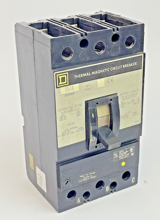SQUARE D - KC-34150 S2 - CIRCUIT BREAKER - 480 VAC, 150 A, 3 POLE