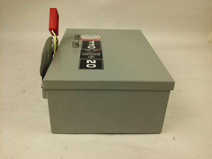 GE THN2261JDC H.D. SAFETY SWITCH 30A,600/250VDC, MODEL 10, TYPE 1,5,12 ENCLOSURE