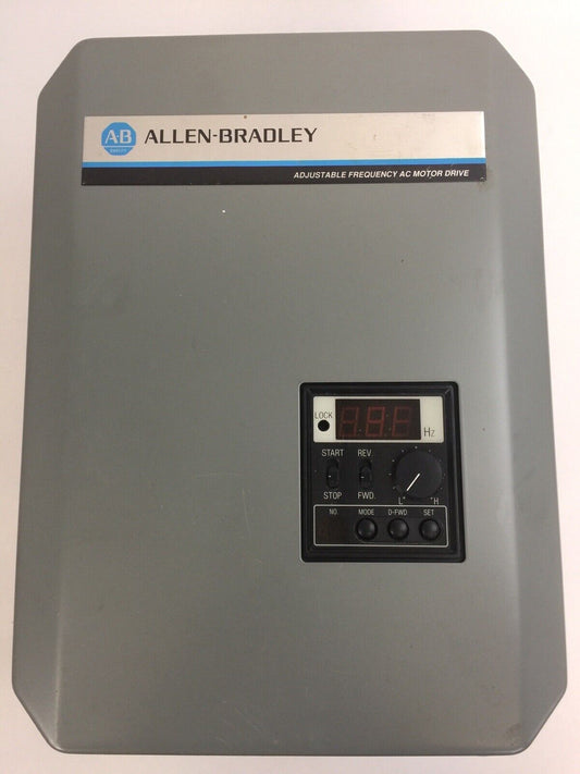 ALLEN BRADLEY 1333-BAB SER C ADJUSTABLE FREQUENCY AC DRIVE OUTPUT 4.8KVA 460VAC