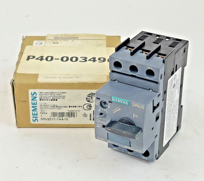 SIEMENS - 3RV2011-1AA10 - CIRCUIT BREAKER / MOTOR PROTECTOR