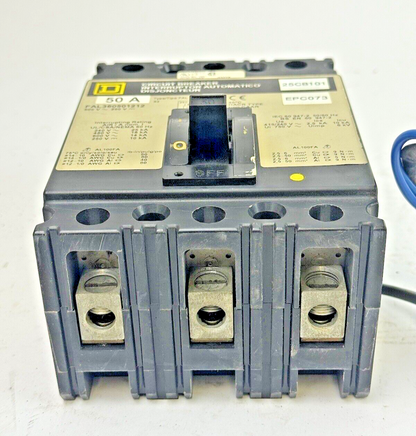 SQUARE D - FAL360501212 - MAG-GARD CIRCUIT BREAKER W/ AUX - 50A/3 POLE/250VAC