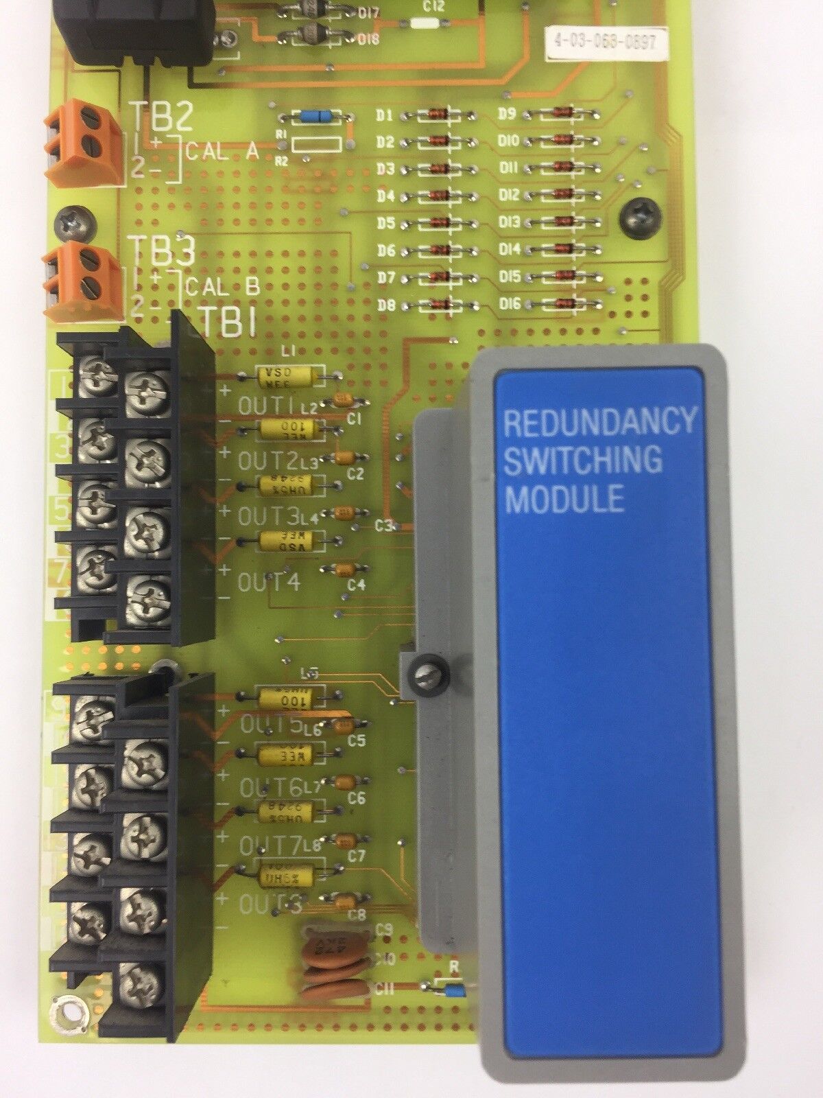 HONEYWELL 51304335-200 REV C TERMINATION ASSY ANALOG OUTPUT REDUNANCY MU-TA0X52