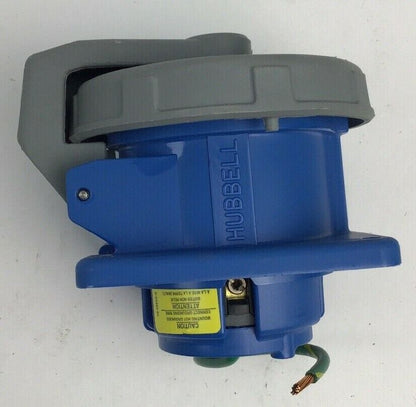 HUBBELL 530R9W RECEPTACLE WATERTIGHT PIN&SLEEVE IEC 309 CONF. 4POLE 5 WIRE 30A