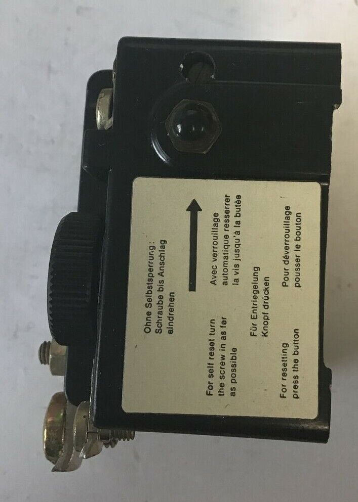 SIEMENS 3UA12 OVERLOAD RELAY 500VAC 4A 0,5-1A