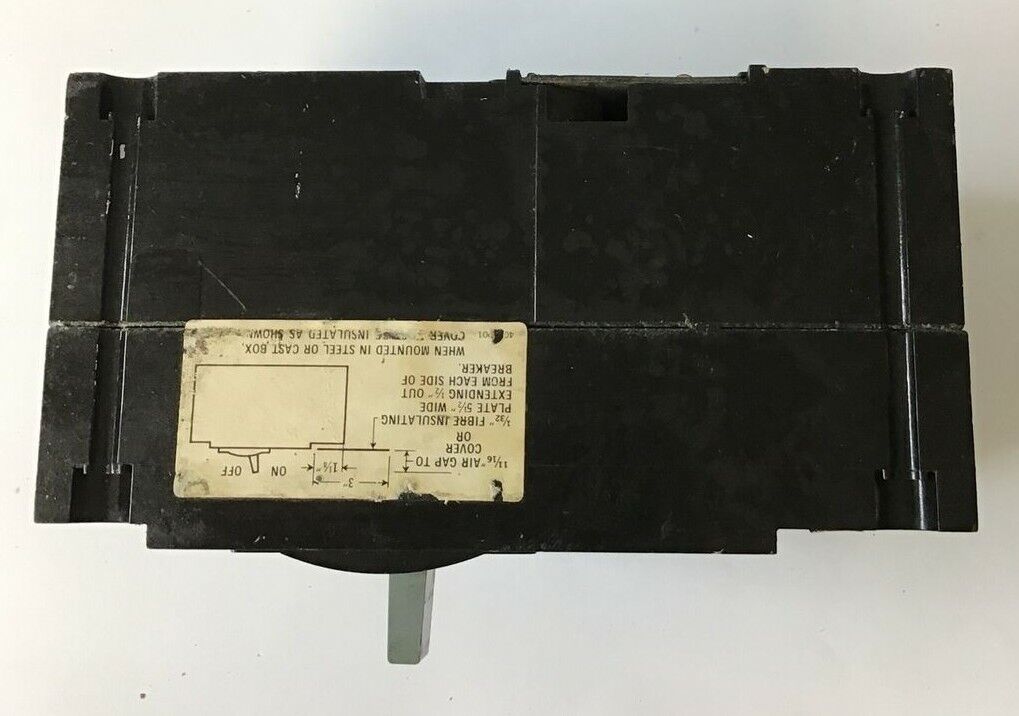 SQUARE D FHL36015 CIRCUIT BREAKER 600V 3POLE