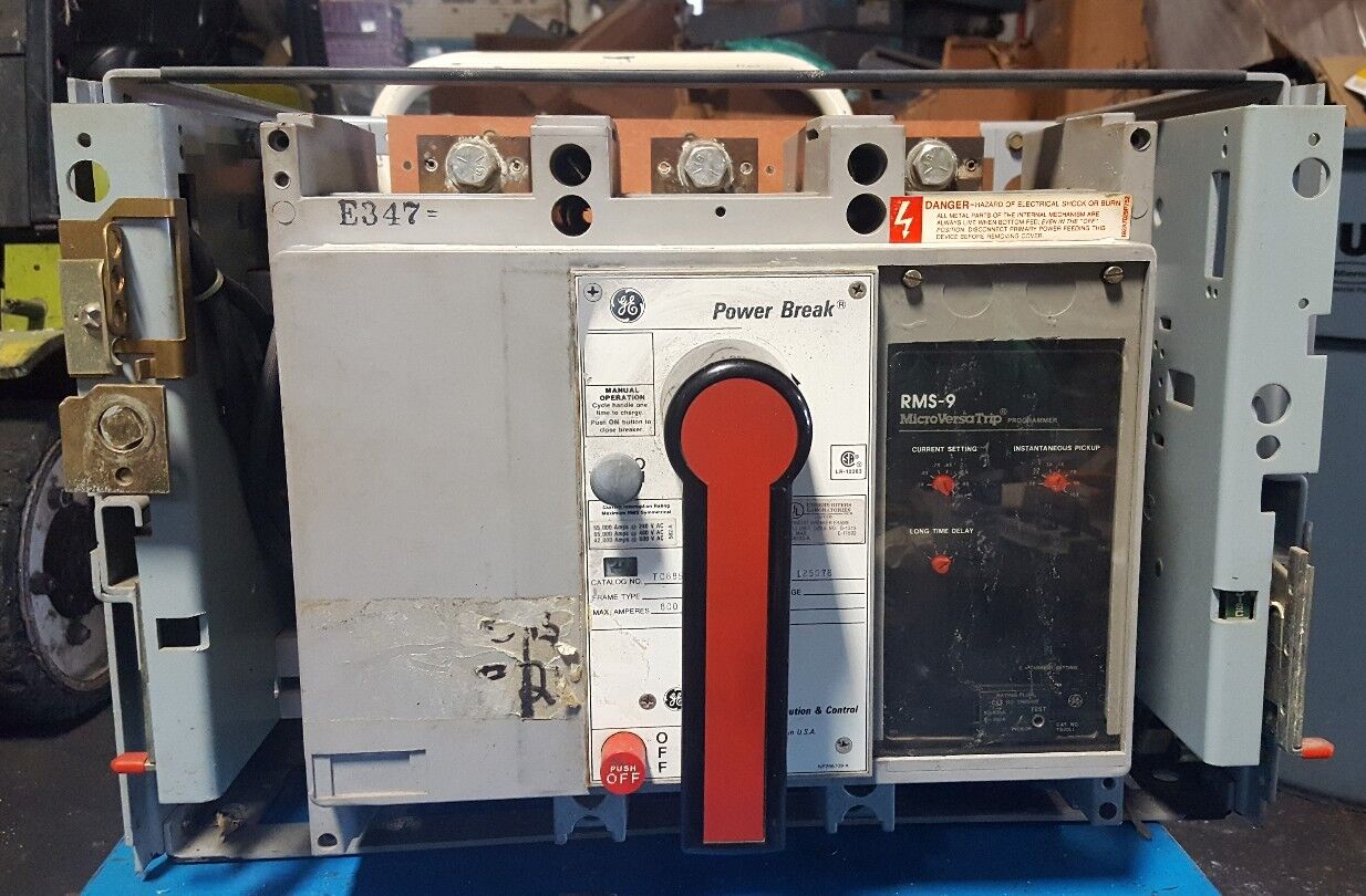 800A GE POWER BREAK (Cat No. TC88SS) w/ TS20LSIG RMS-9 PROGRAMMER