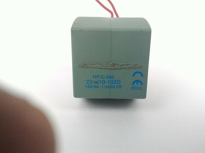 ASCO 238610-132D SOLENOID VALVE COIL 238610132D, 120/60, 110/50FB