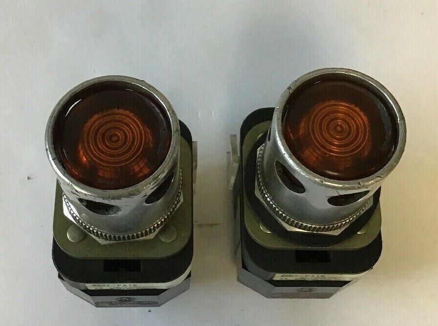 ALLEN BRADLEY 800T-PA16 AMBER PUSH BUTTON SER.T 120V 50/60HZ **(LOTOF2)**