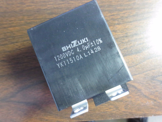 SHIZUKI YK11510AL1428 CAPACITOR - 1200VDC, 4.0µF +/- 10%