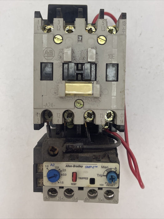 ALLEN BRADLEY STARTER 100-A24ND3 SER C CONTACTOR 600VAC 24A 20HP COIL 120V 60HZ