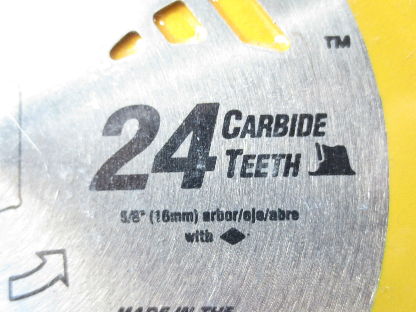 DEWALT DW3178 7-1/4" FRAMING BLADE 24 CARBIDE TEETH - NEW SURPLUS