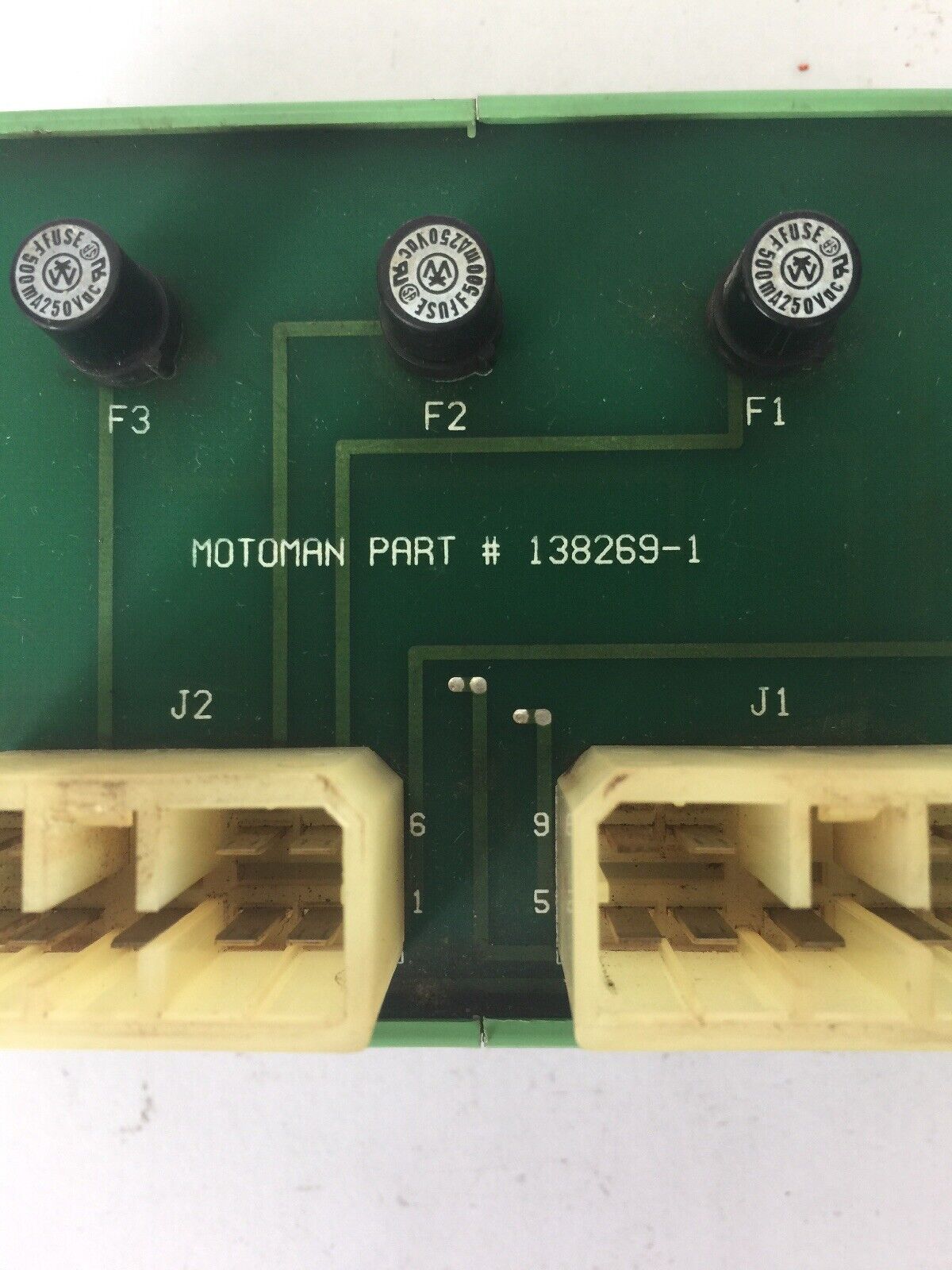 YASKAWA MOTOMAN 138269-1 POWER SUPPLY BREAK OUT BOARD FUSED