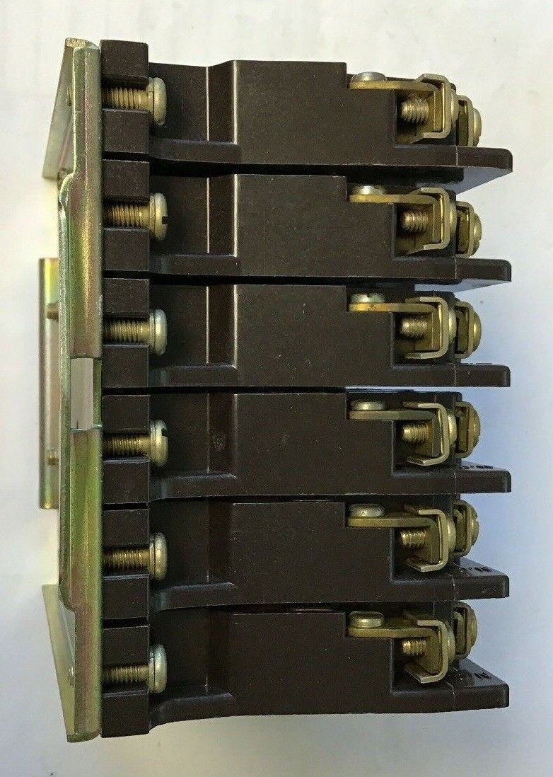 JOSLYN CLARK 5UU6-76 PMA  A.C.RELAY 12 CONT. 6N.O./6N.C. 10AMP 600VAC