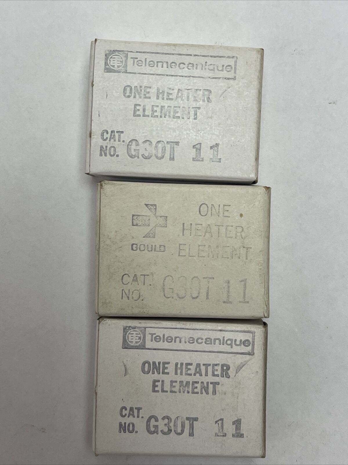 GOULD TELEMECANIQUE G30T11 HEATER ELEMENT (LOT OF 3)