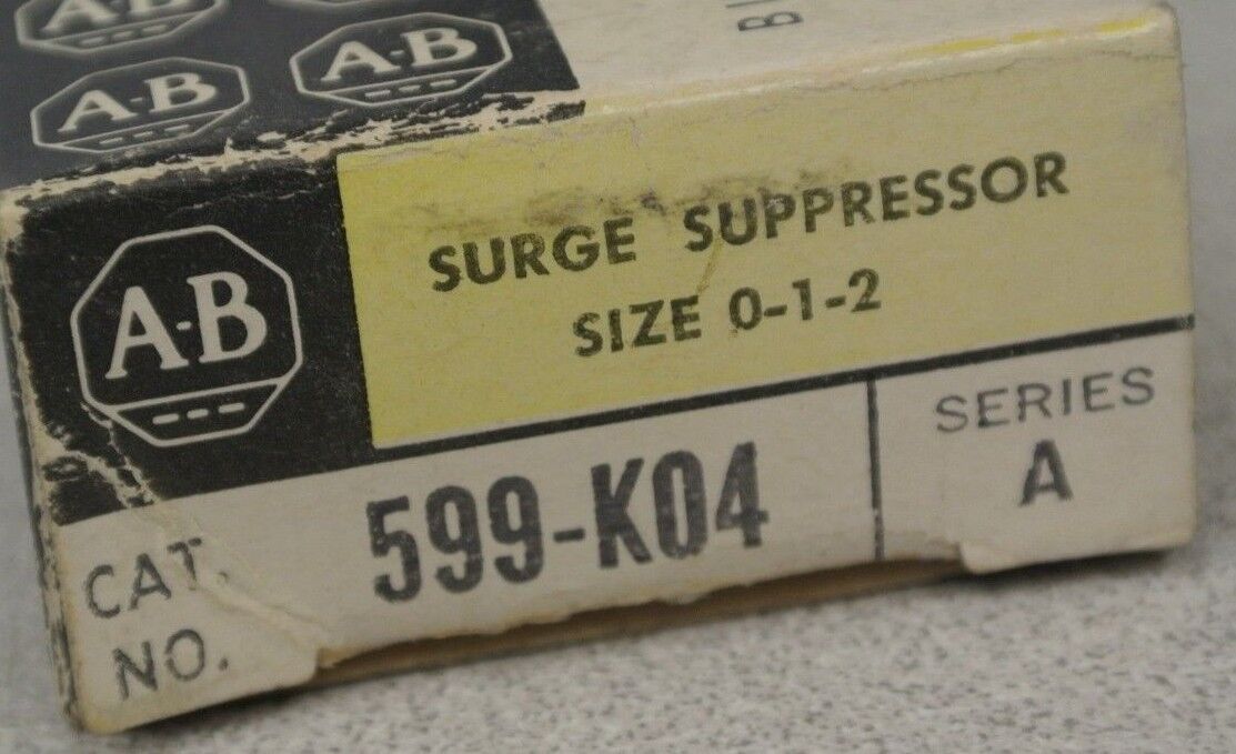 ALLEN-BRADLEY 599-K04 / SURGE SUPPRESSOR / 120VAC / SIZE 0, 1, 2 / NEW SURPLUS