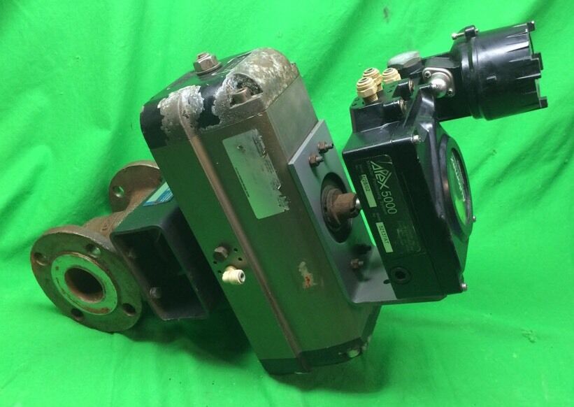 FLOWSERVE AUTOMAX N125DA PNEUMATIC ACTUATOR 52137AT W/ 2" DURCO VALVE