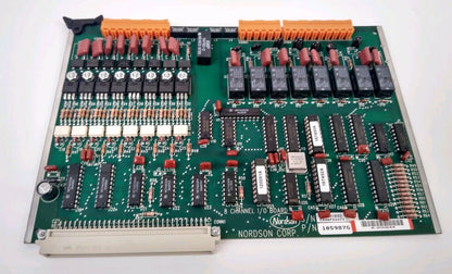 NORDSON 8 CHANNEL I/0 BOARD 105987G