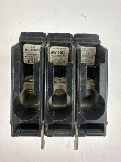 CUTLER HAMMER CH360 CIRCUIT BREAKER 30AMP 240VAC 3POLE CLASS CTL TYPE CH
