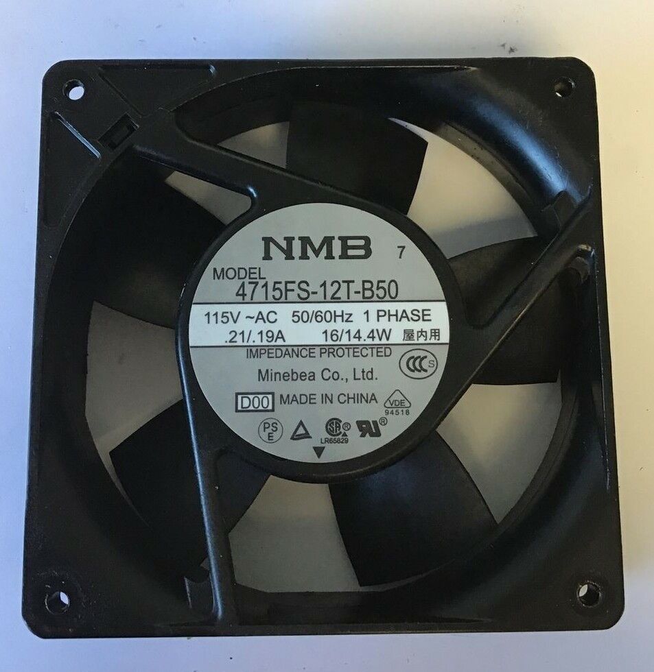 NMB TECHNOLOGIES 4715FS-12T-B50 AXIAL FAN - 115VAC, 0.21/0.19A ***LOTOF2***