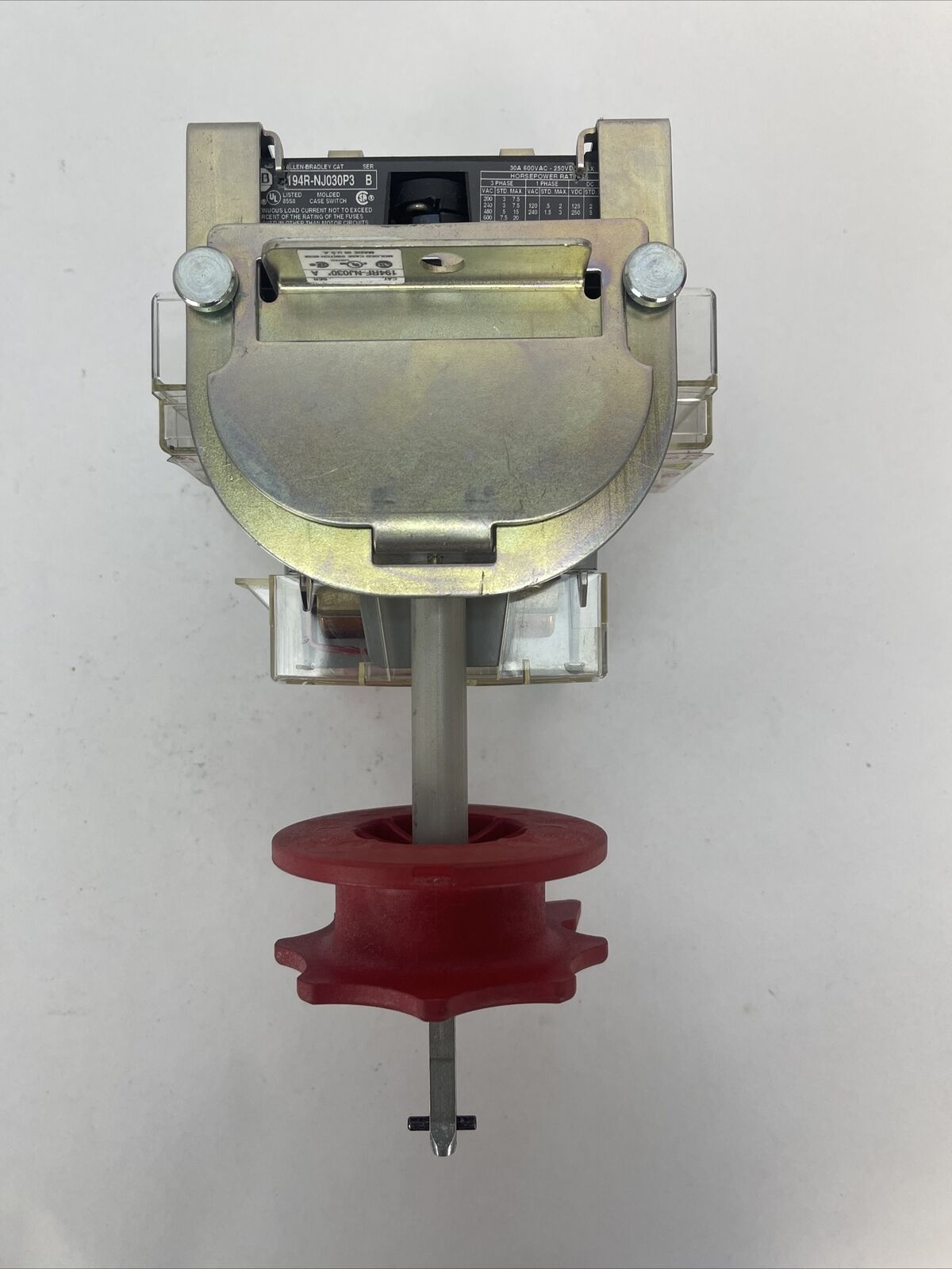 ALLEN BRADLEY 194RF-NJ030* DISCONNECT SWITCH FUSIBLE LPJ-20SP FUSES 20AMP