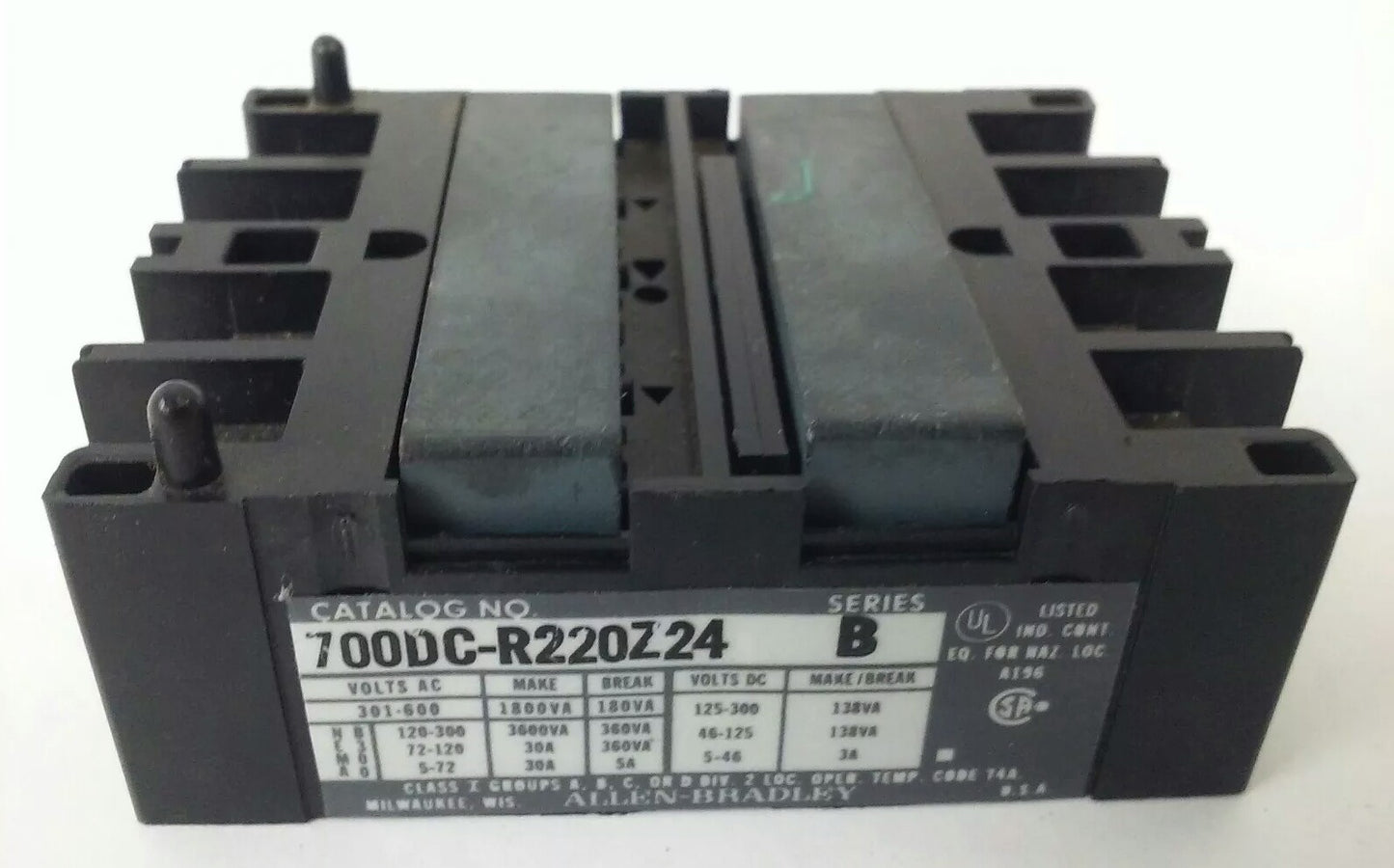 ALLEN BRADLEY, 700DC-R220Z24 SER.B, 600V, 30A, MISSING PARTS