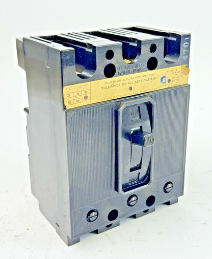 ITE / SIEMENS - EF3-A010 - MOLDED BREAKER W/ ADJ. TRIP - 3 POLE/10A/600 VAC