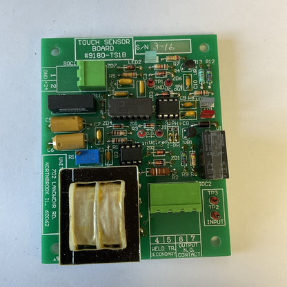 UNITROL ELECTRONICS 9180-TS1B TOUCH SENSOR BOARD 94V 9180TS1B