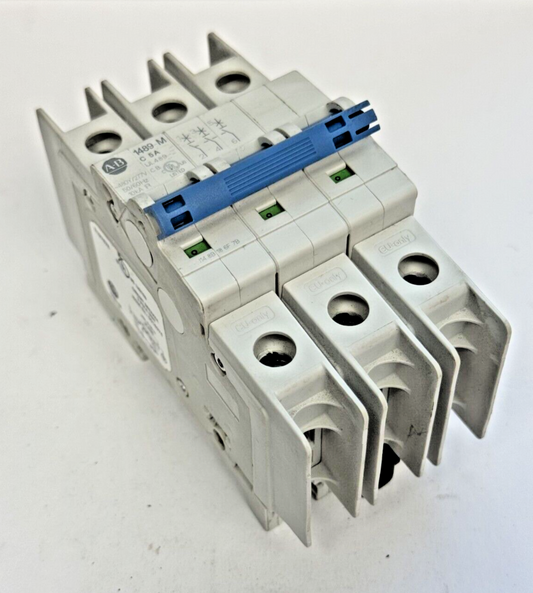 ALLEN-BRADLEY - 1489-M3C050 SER. D - BREAKER - 3P, 5 A, 277 V, 3 HP, 1 PH
