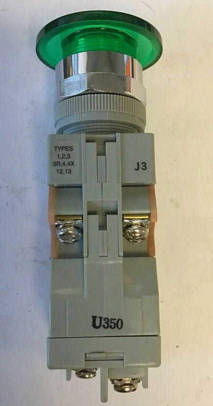 IDEC PUSH BUTTON ALW412602-G 120-600VAC 110-600VDC 10A