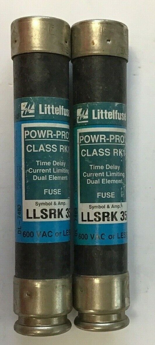 LITTLEFUSE LLSRK 35 POWR-PRO CLASS RK1 TIME DELAY 600V 35AMP ***LOTOF2***