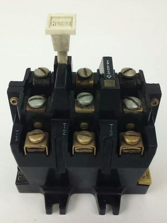 ALLEN BRADLEY 592-BOW16 SER. A OVERLOAD RELAY, 120-600V, MAKE 7200VA,BREAK 720VA