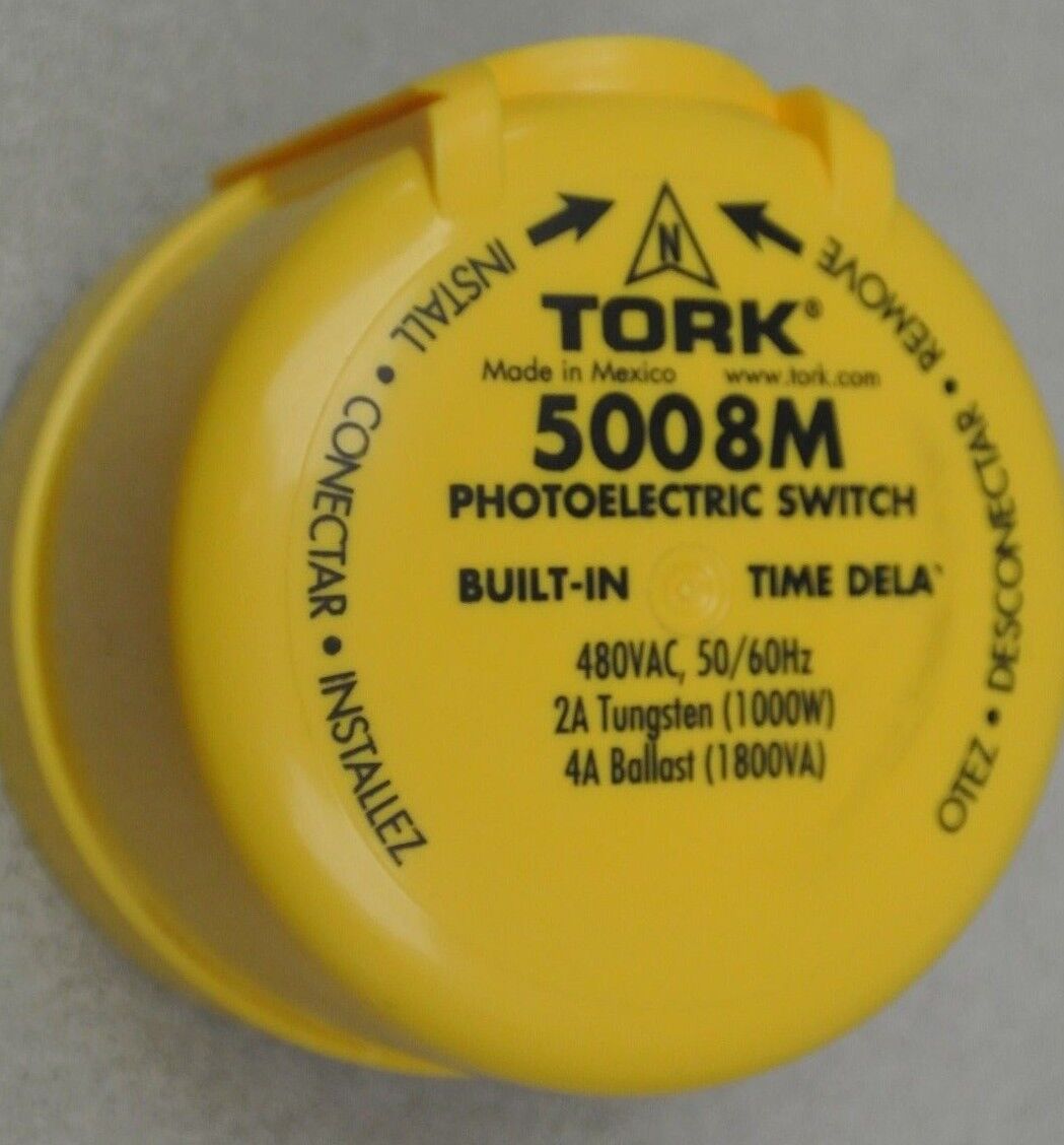 TORK 5008M PHOTOCONTROL / PHOTOELECTRIC SWITCH / 480VAC / NEW SURPLUS