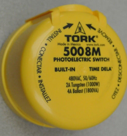 TORK 5008M PHOTOCONTROL / PHOTOELECTRIC SWITCH / 480VAC / NEW SURPLUS