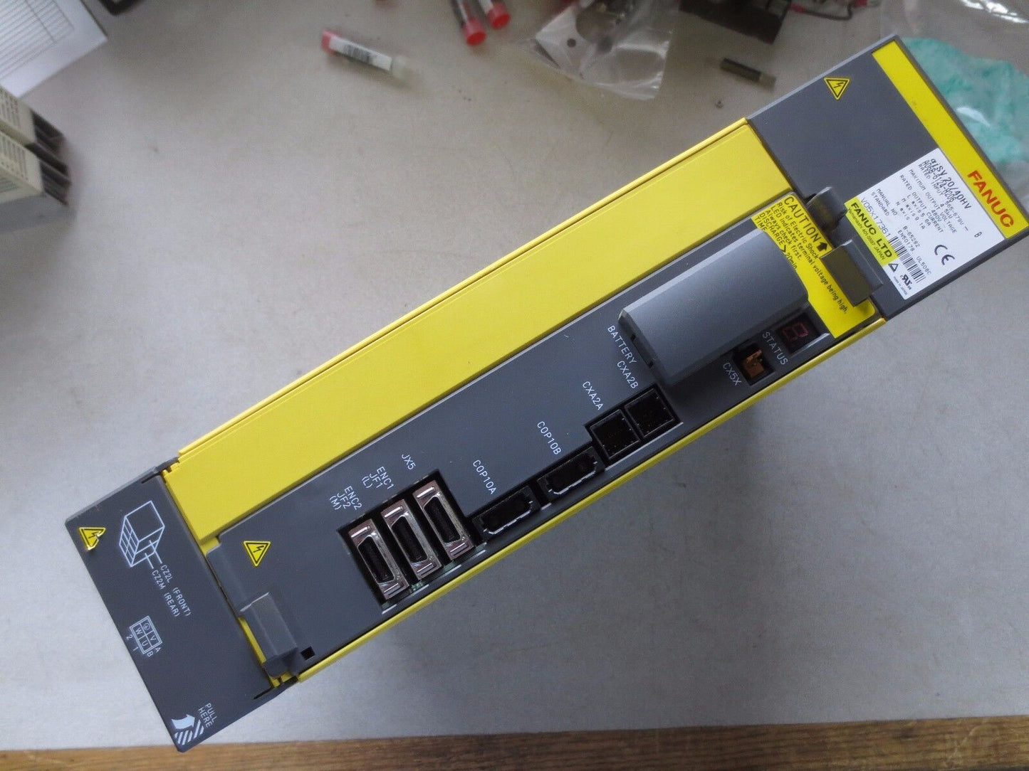 FANUC A06B-6124-H206 SERVO AMPLIFIER - 480V OUTPUT 5.6A / 9.1A