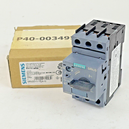 SIEMENS - 3RV2011-1CA10 - CIRCUIT BREAKER / MOTOR PROTECTOR