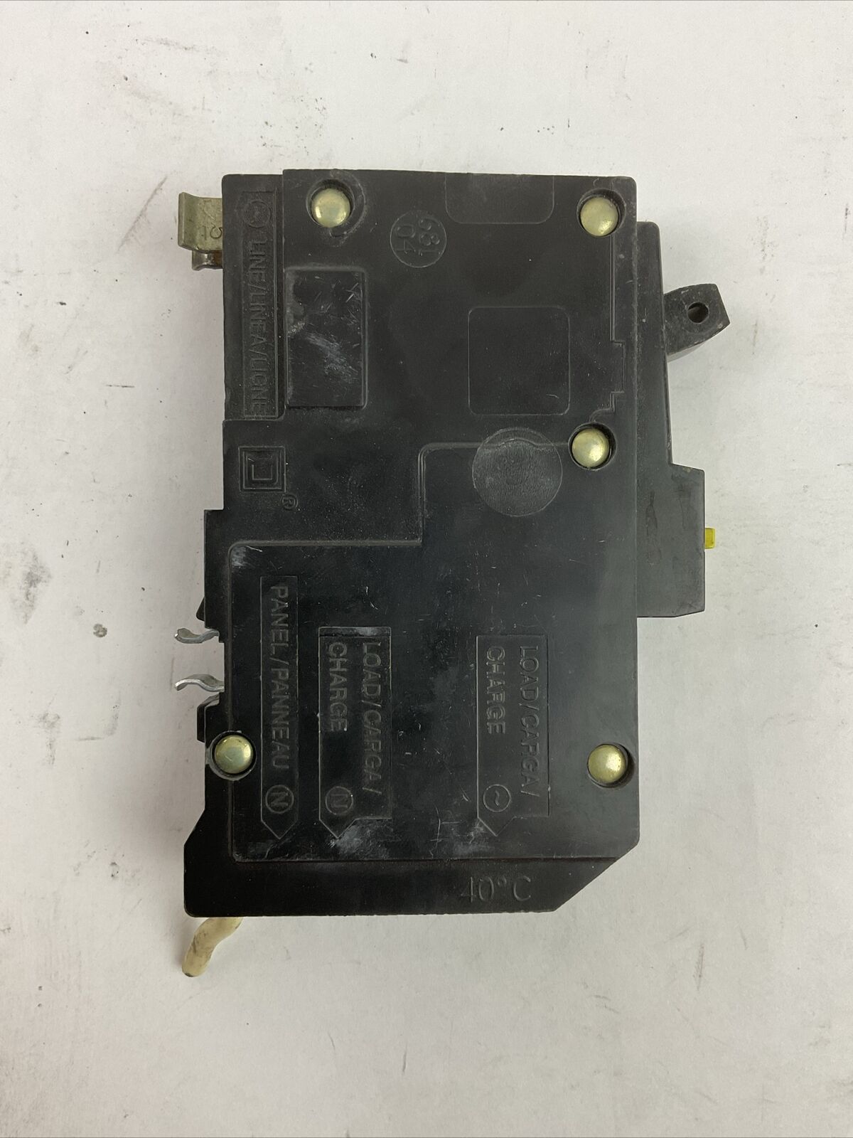 SQUARE D QO115GFI GROUND FAULT CIRCUIT BREAKER 1POLE 15AMP 120VAC