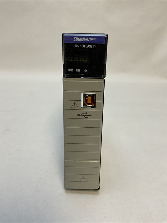 ALLEN BRADLEY 1756-EN2T SER C FW 4.003 CLX HI-CAP ENET/IP MODULE TP 3mA@1.2VDC