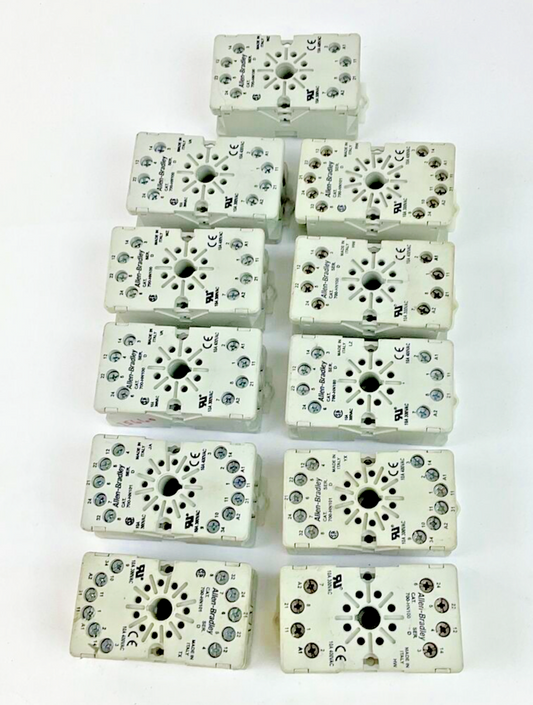 ALLEN BRADLEY 700-HN100 RELAY SOCKET SER.D 10A 300VAC***LOTOF11***