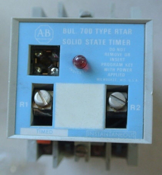 ALLEN-BRADLEY 700-RTAR00V000A1 TYPE RT SOLID STATE TIMING RELAY 120V NEW SURPLUS