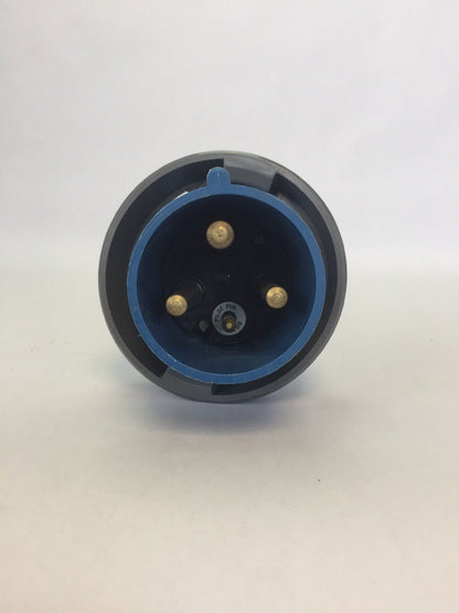 HUBBEL 363P6W PIN & SLEEVE WATERTIGHT PLUG 63A 220VAC 2 POLE 3 WIRE GROUNDING