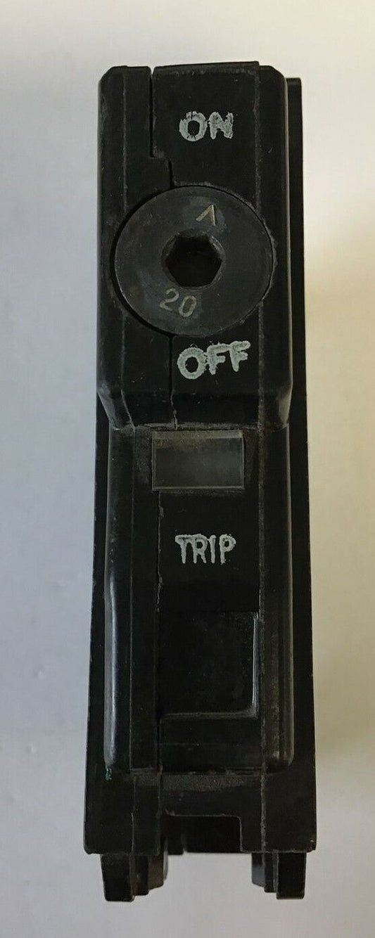 SQUARE D QO120K ALLEN WRENCH CIRCUIT BREAKER 20A 120/240VAC 50/60HZ  1POLE