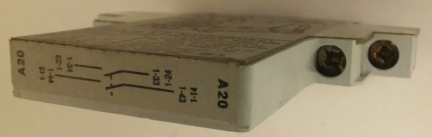 ALLEN BRADLEY, 140-A20 SER.A, AUXILIARY CONTACT, Ui:500V, 5A 600V